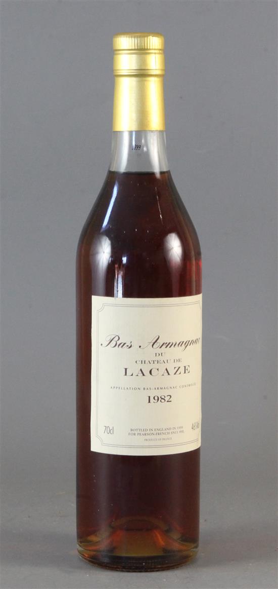 One bottle of Bas Armagnac Du Chateau De Lacaze, 1981